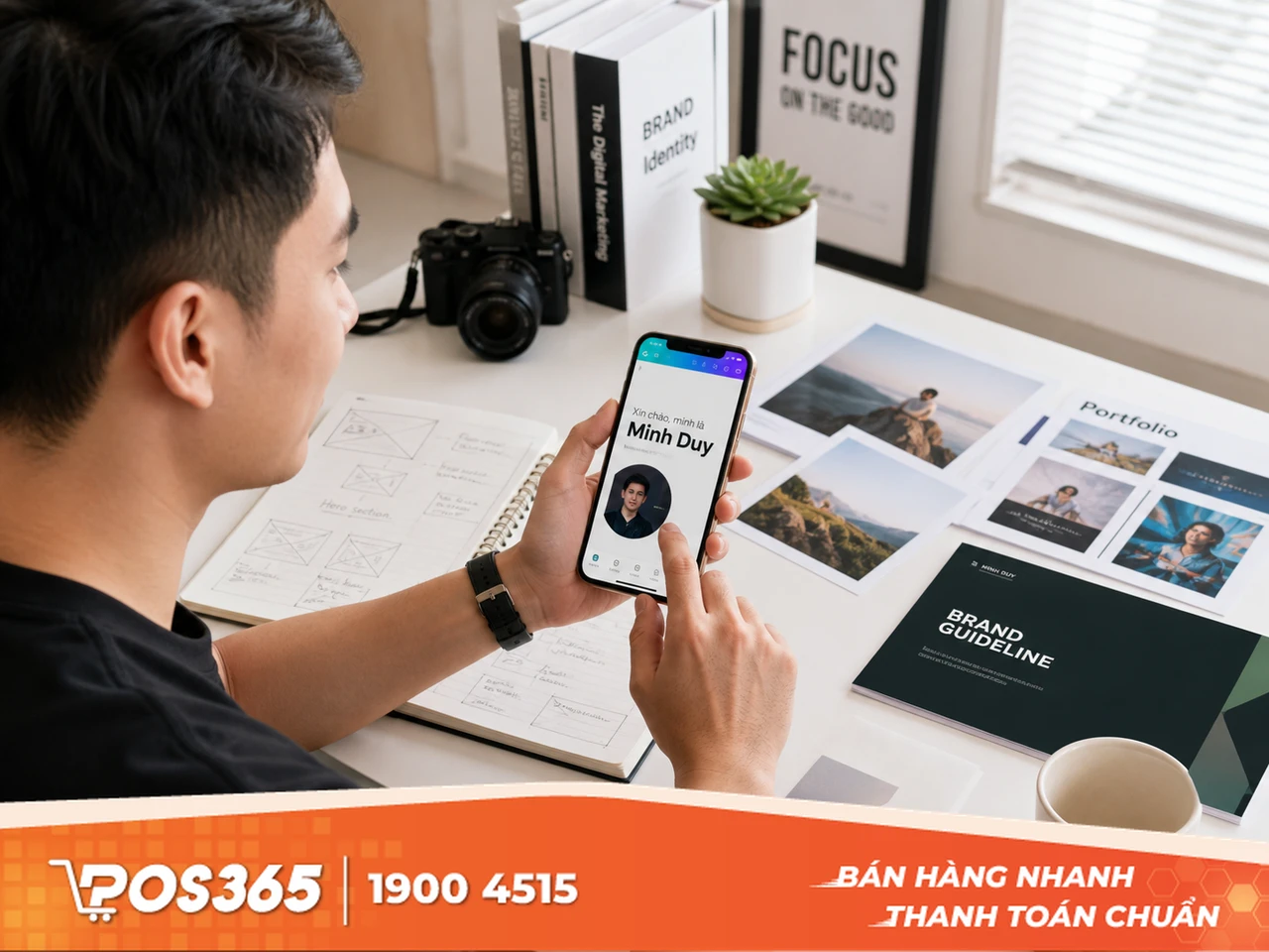 Thiết kế bằng Canva - Phù hợp làm Landing Page cá nhân
