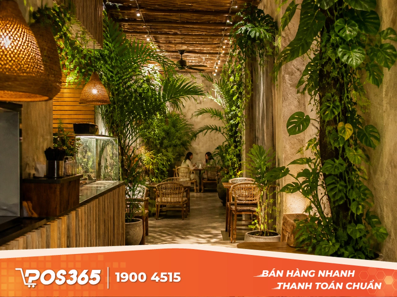 Thiết kế kh&ocirc;ng gian Tropical xanh m&aacute;t
