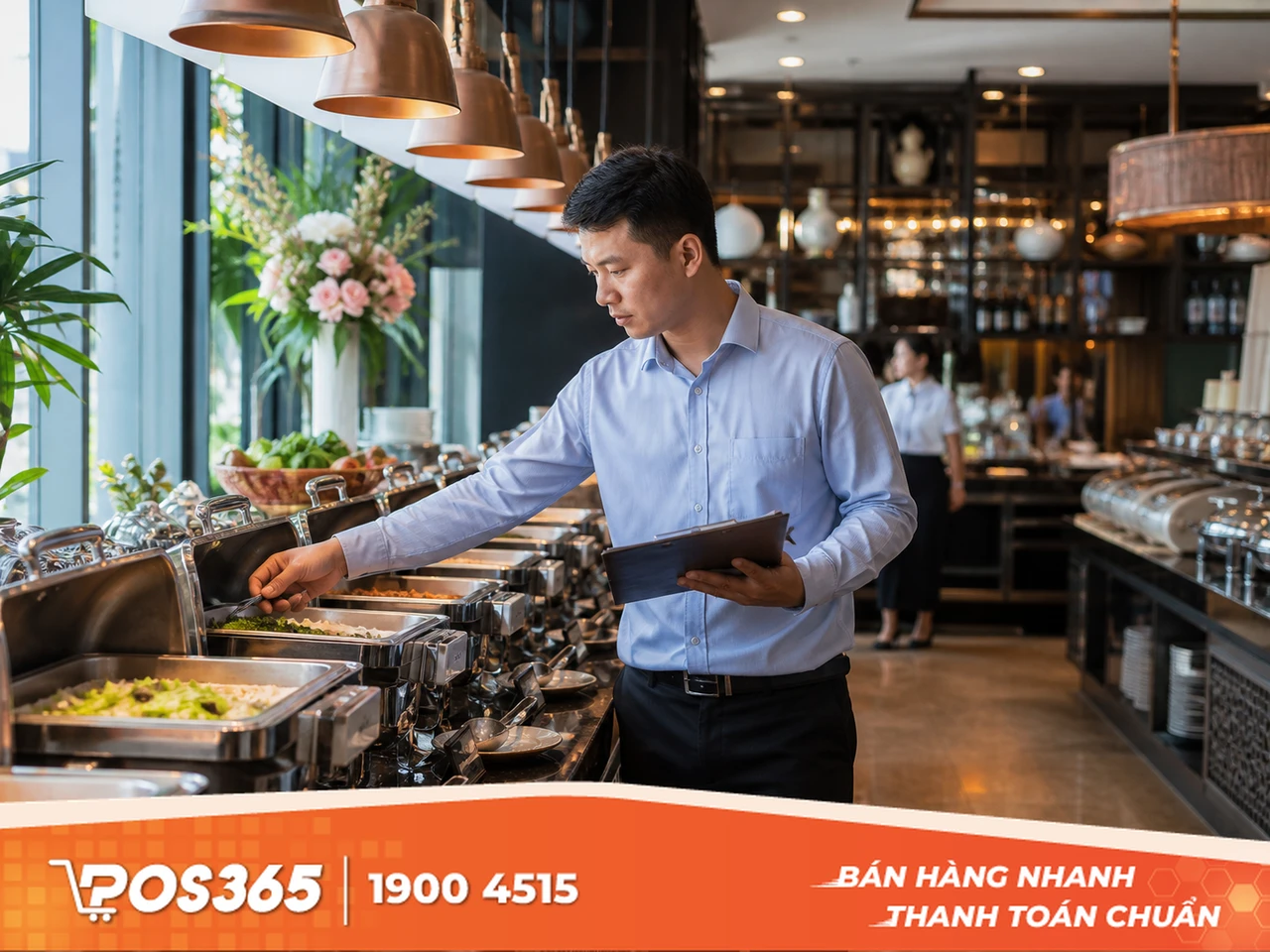 Thiết kế layout và phân bổ quầy line