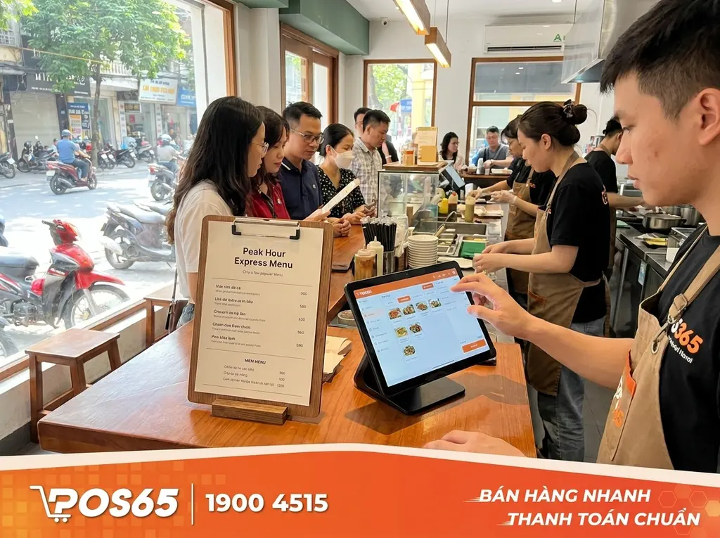 Thiết kế menu tinh gọn cho giờ cao điểm