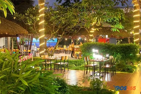 thiết kế quán nhậu ngoài trời
