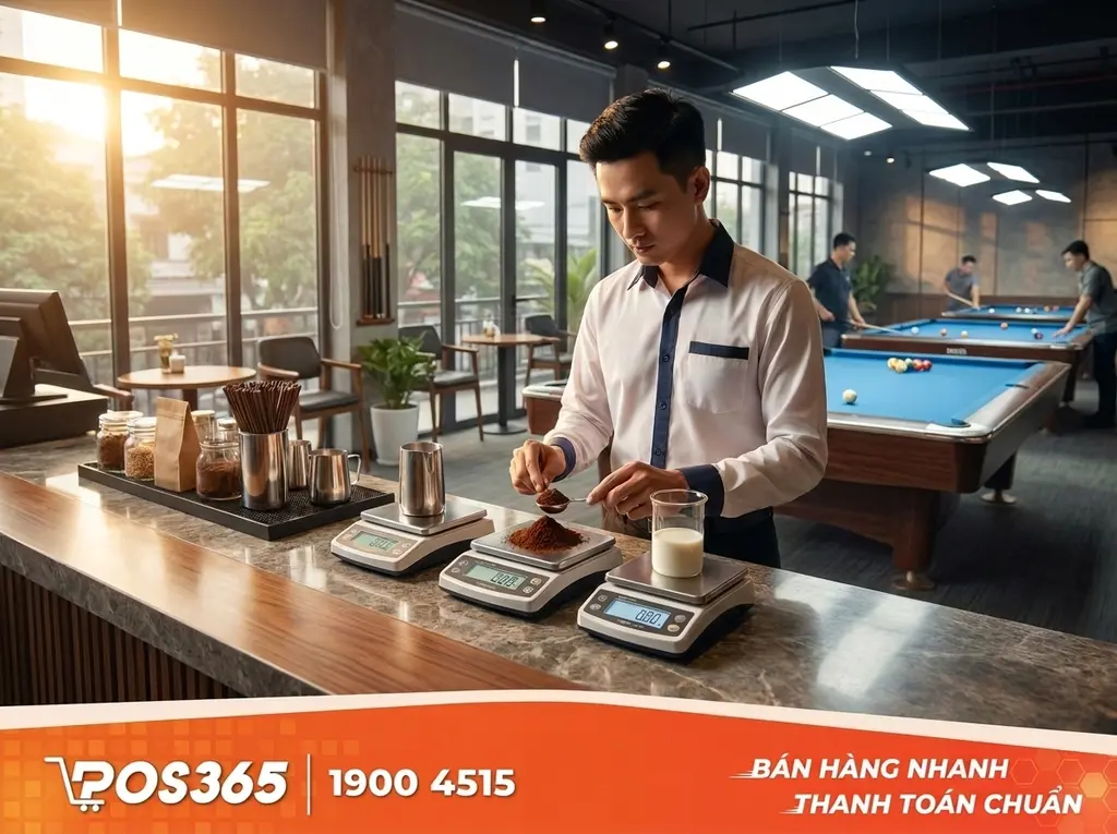 Thiết lập định lượng chi tiết nguyên liệu