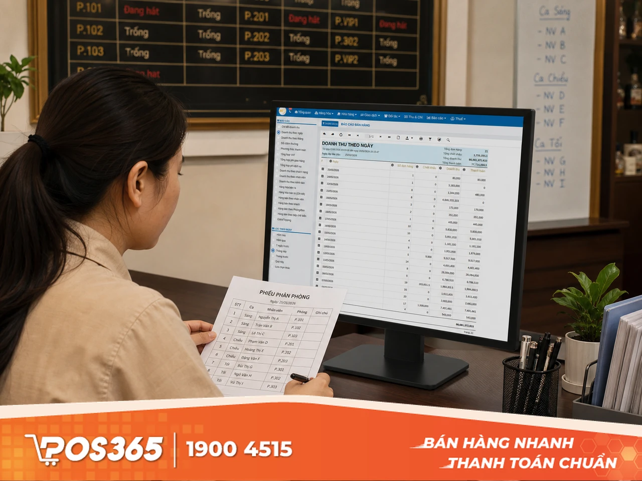 Thiết lập hệ thống ghi nhận minh bạch v&agrave; ph&acirc;n c&ocirc;ng phụ tr&aacute;ch ca/ph&ograve;ng
