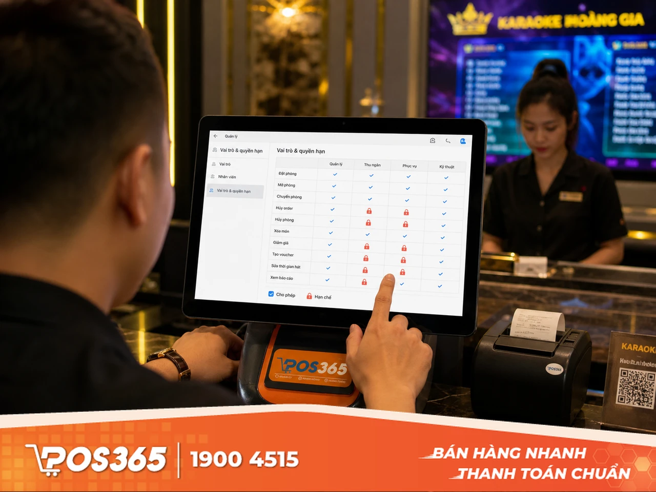 Thiết lập ma trận phân quyền tài khoản nhân viên chặt chẽ