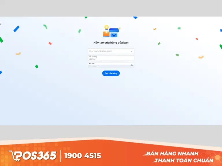 Thiết lập thông tin cửa hàng