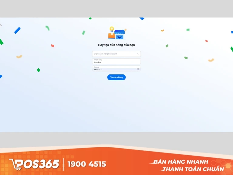Thiết lập thông tin cửa hàng