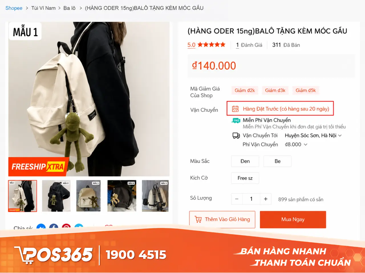Thiết lập t&iacute;nh năng "H&agrave;ng đặt trước" (Pre-order) tr&ecirc;n Shopee