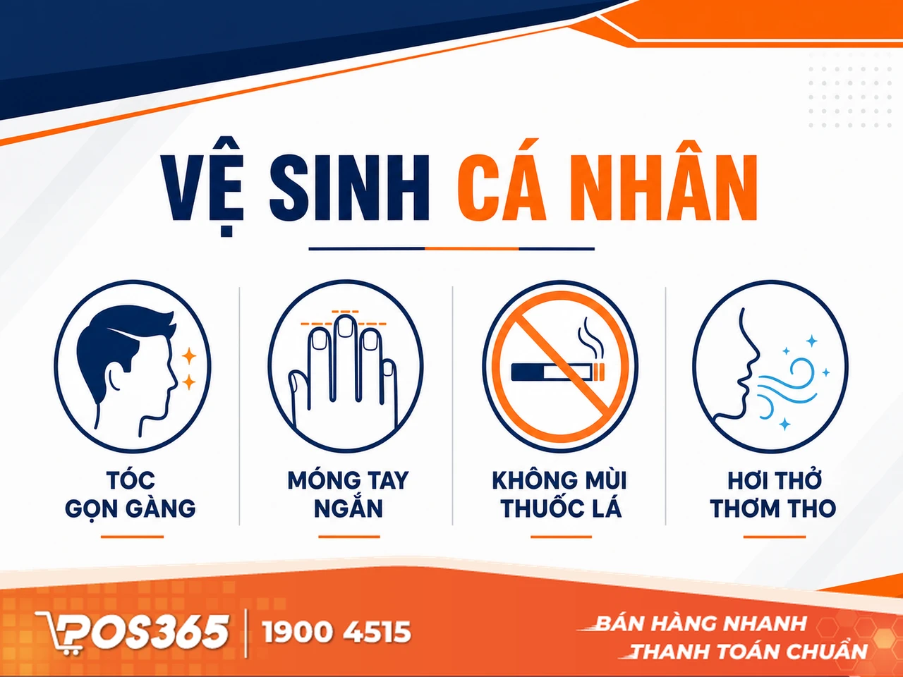 Thiếu vệ sinh c&aacute; nh&acirc;n v&agrave; t&aacute;c phong diện mạo