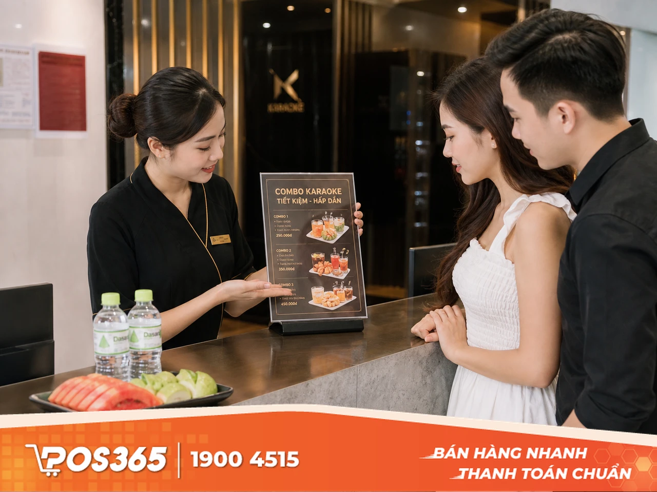 Thời điểm 1: Khi khách đặt phòng và bắt đầu check-in