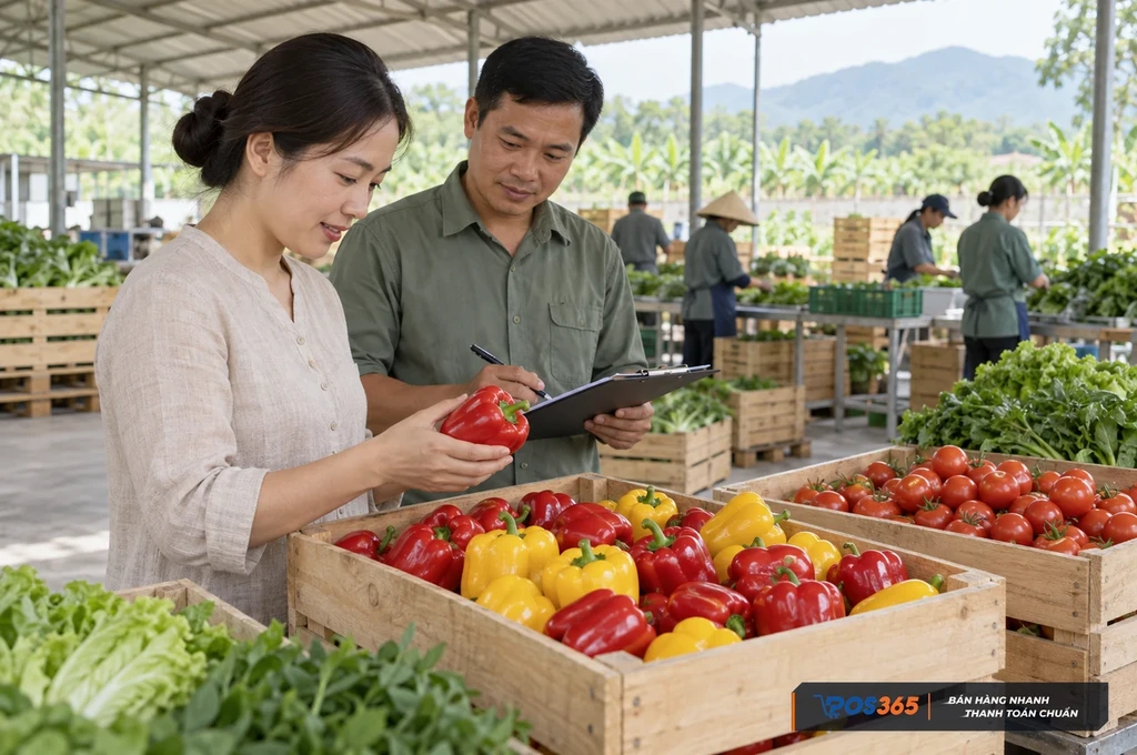 Thu mua rau củ quả tươi sạch từ hợp tác xã VietGAP