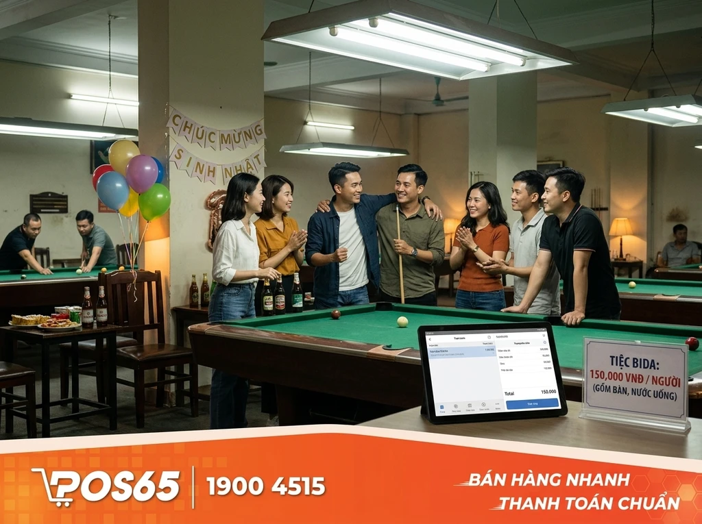 Thu phí theo đầu người (Per-head charge) đối với tiệc liên hoan, sinh nhật