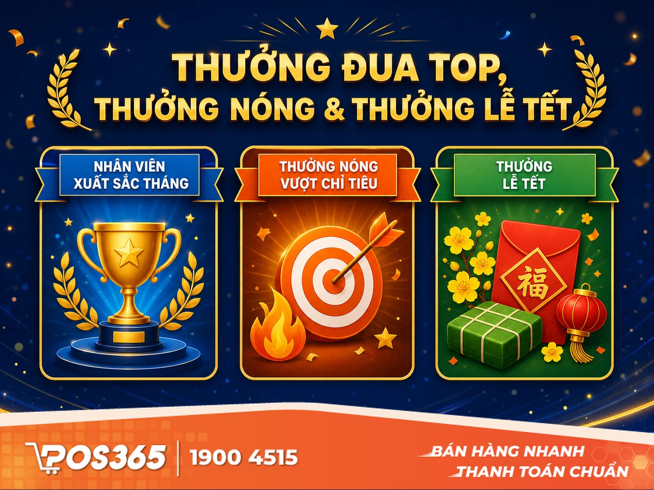 Thưởng Đua Top th&aacute;ng, Thưởng n&oacute;ng & Thưởng lễ Tết