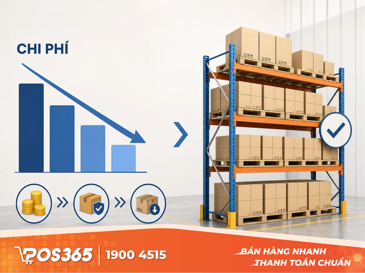 Tiết kiệm chi ph&iacute; quản l&yacute; kho