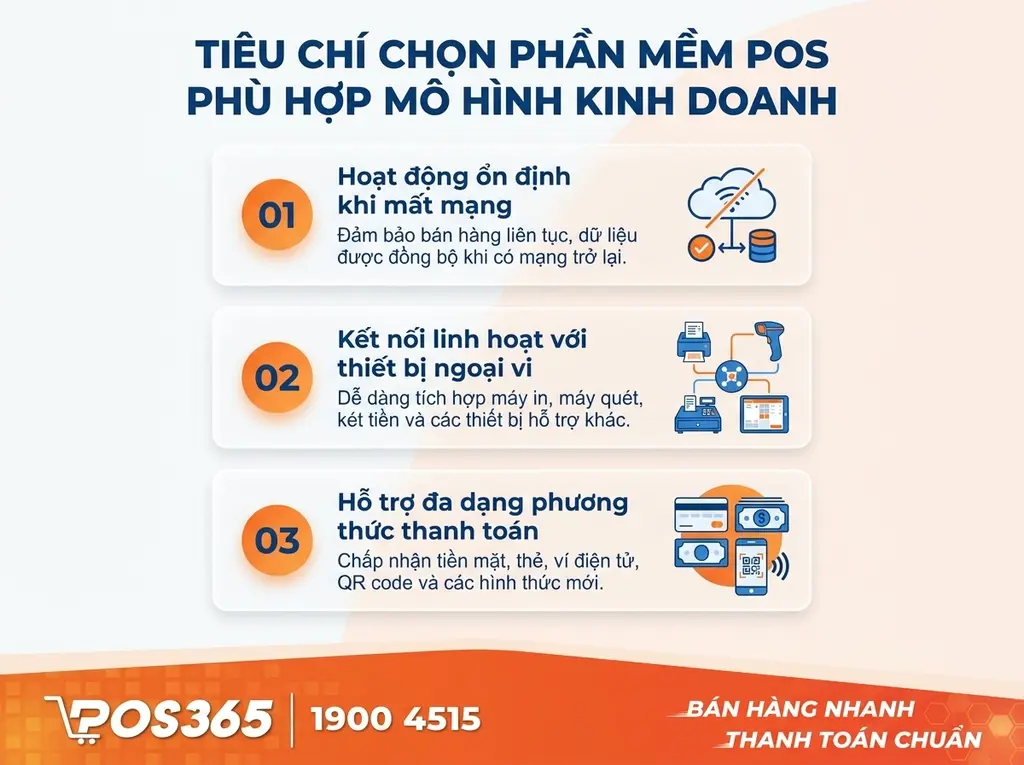 Ti&ecirc;u ch&iacute; lựa chọn phần mềm t&iacute;nh tiền ph&ugrave; hợp với m&ocirc; h&igrave;nh kinh doanh