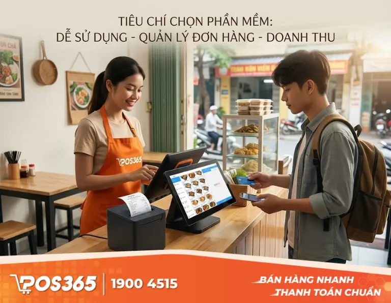 Ti&ecirc;u ch&iacute; quan trọng khi chọn phần mềm cho qu&aacute;n ăn nhỏ
