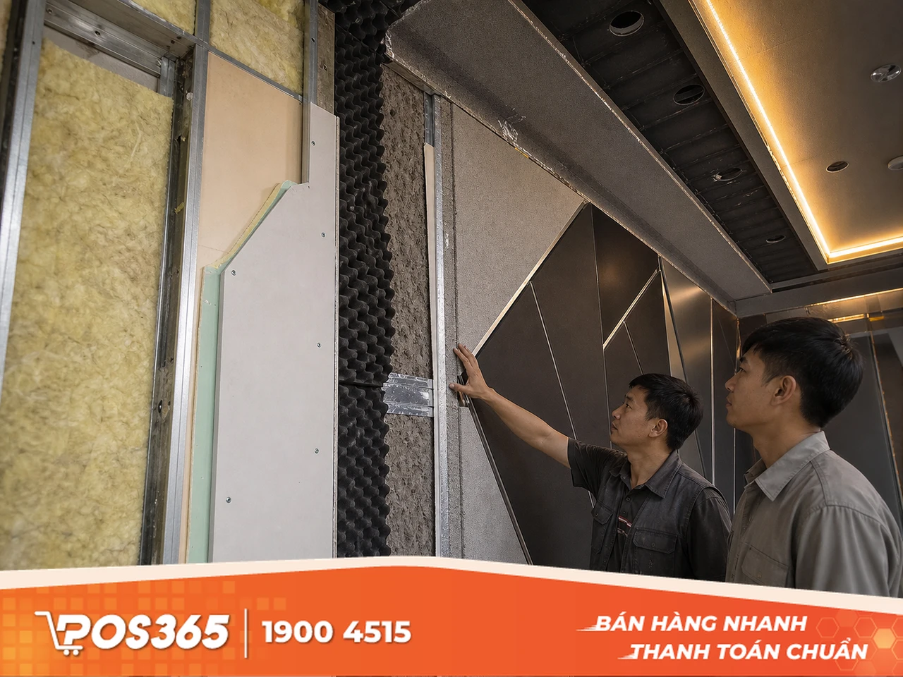 Tiêu chuẩn lựa chọn vật liệu cách âm và nội thất khó cháy