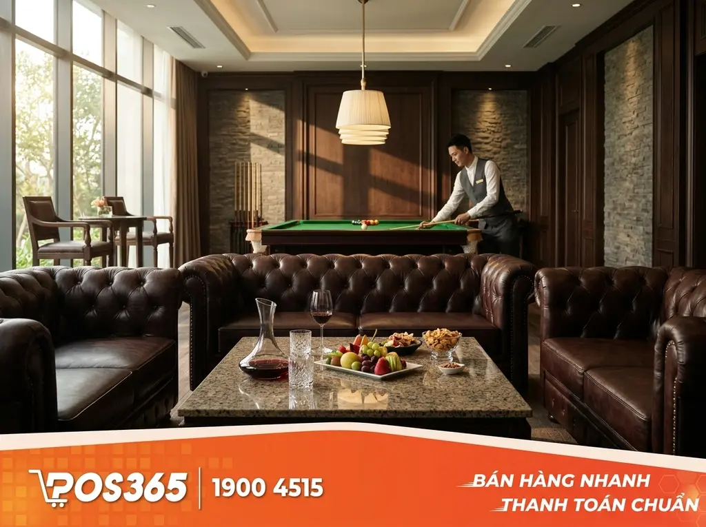 Tiêu chuẩn thiết kế và trang thiết bị của phòng bida VIP chuẩn