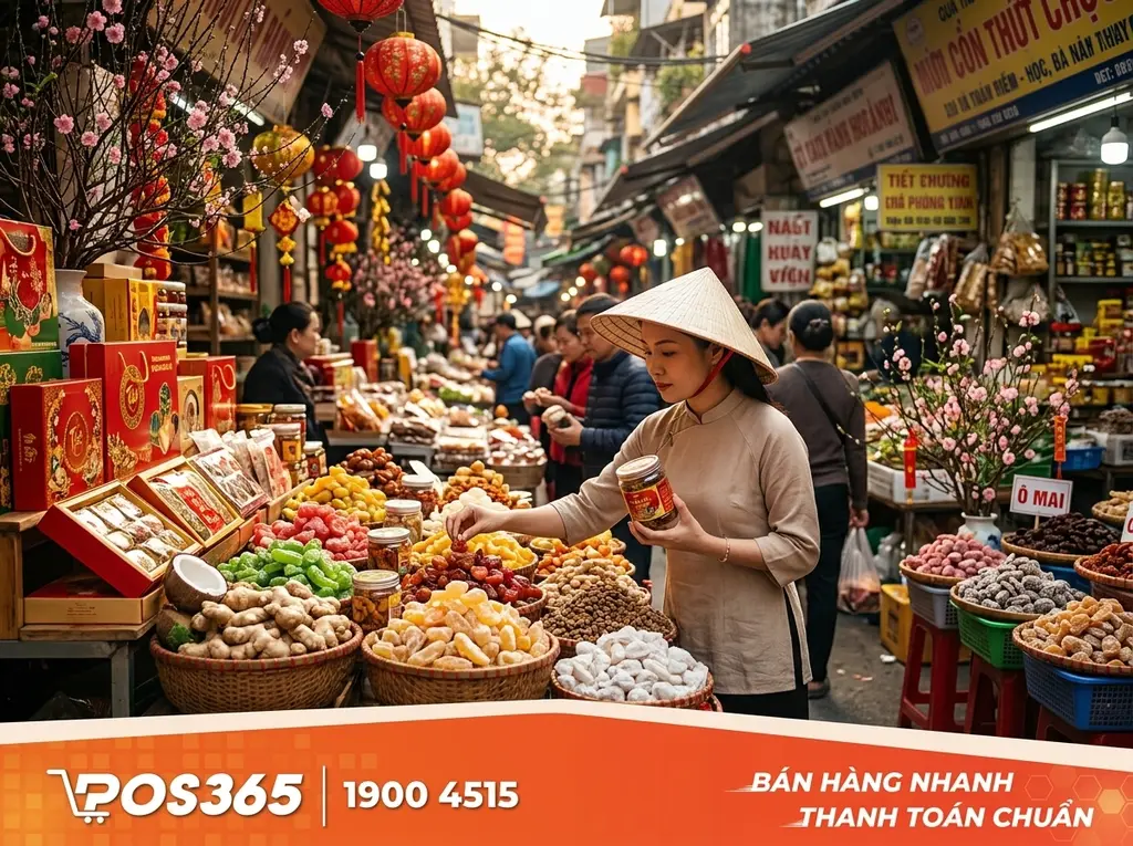 Tìm nguồn nhập hàng bánh kẹo bán Tết giá sỉ, chất lượng
