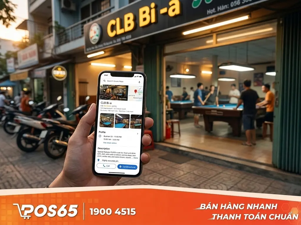 Tối ưu địa điểm trên Google Maps (Local SEO quán bida)