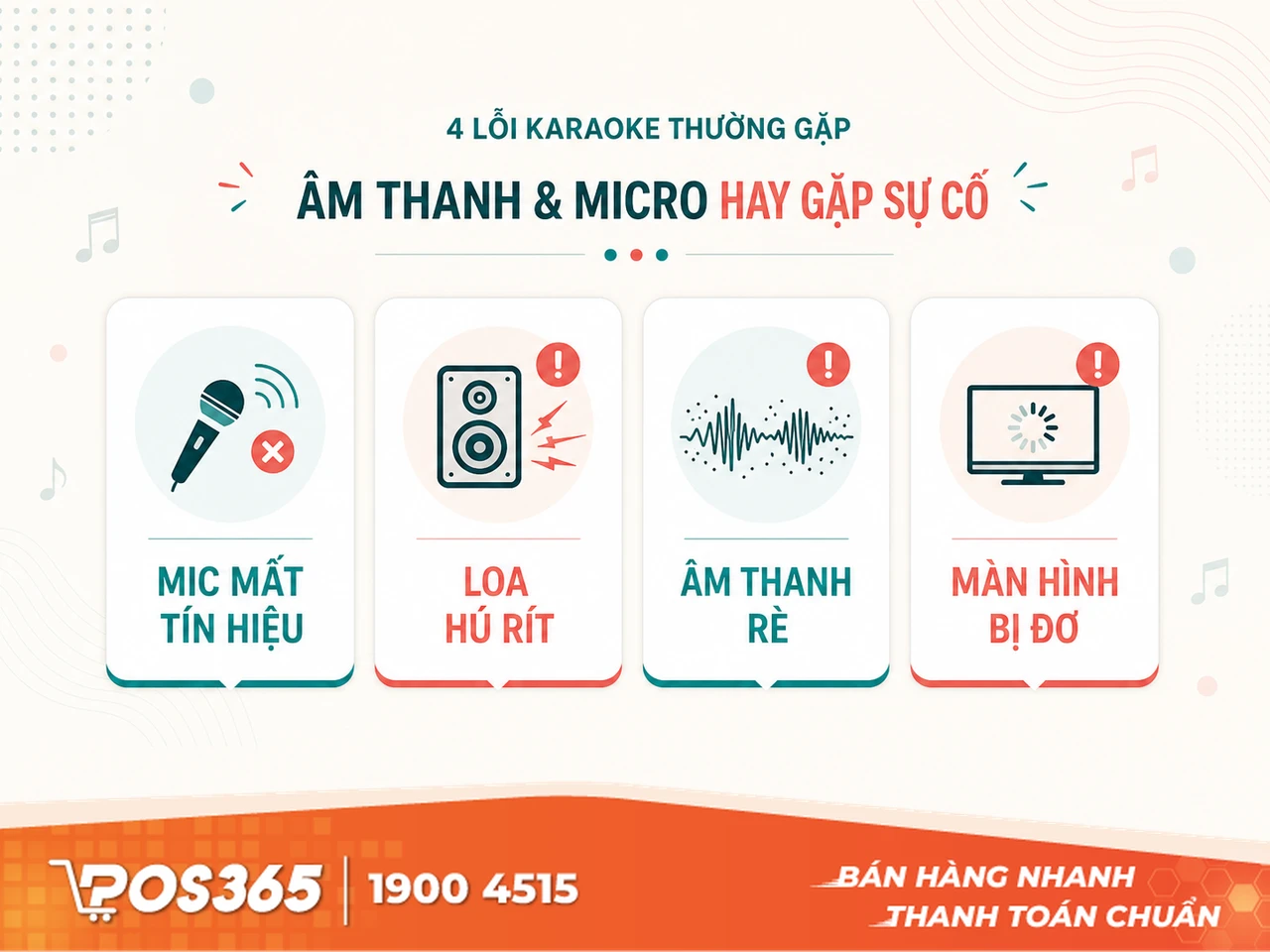 Top 4 sự cố thiết bị âm thanh, micro karaoke thường gặp khi khách đang hát