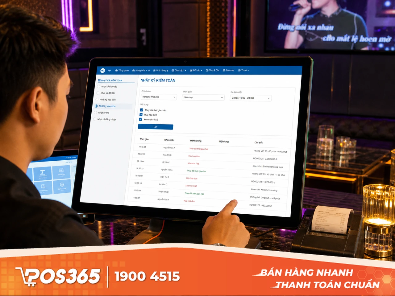 Tra cứu lịch sử thao t&aacute;c hệ thống (Audit Logs) ph&aacute;t hiện gian lận sau thanh to&aacute;n