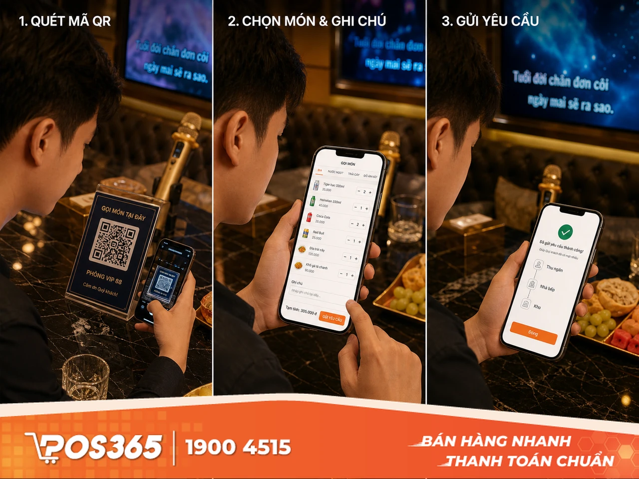 Trải nghiệm khách hàng khi tự order bằng mã QR