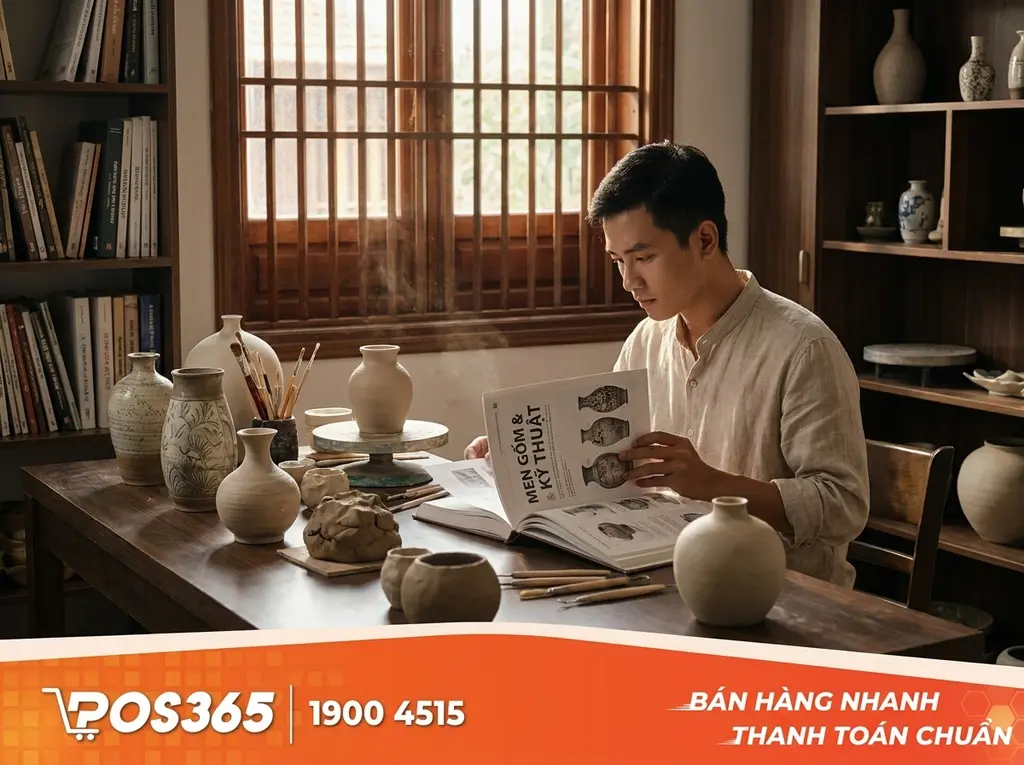 Trang bị kiến thức chuy&ecirc;n ng&agrave;nh gốm sứ
