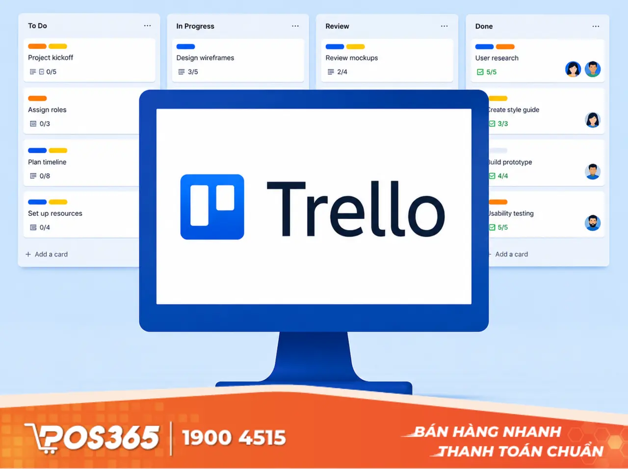 Trello - Quản lý tiến độ Kanban trực quan