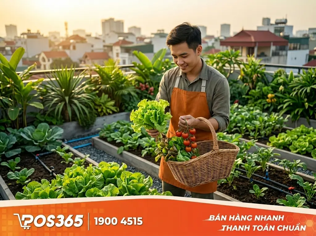 Trồng và bán rau củ sạch quy mô nhỏ
