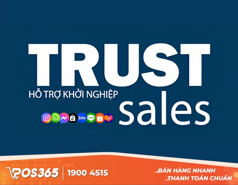 TrustSales - Quản trị hệ thống khách sỉ và nhà phân phối vật tư