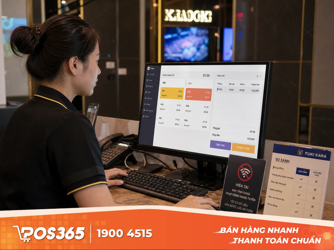 Tuki Kara - Phần mềm tính tiền karaoke offline ổn định