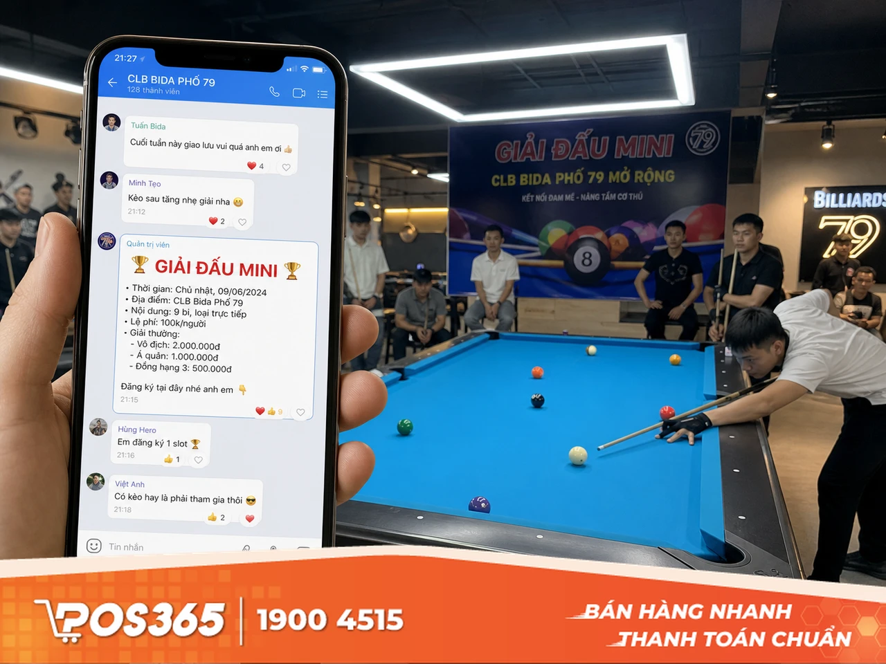 Tuyệt chi&ecirc;u duy tr&igrave; tương t&aacute;c gi&uacute;p group Zalo qu&aacute;n bida lu&ocirc;n n&oacute;ng