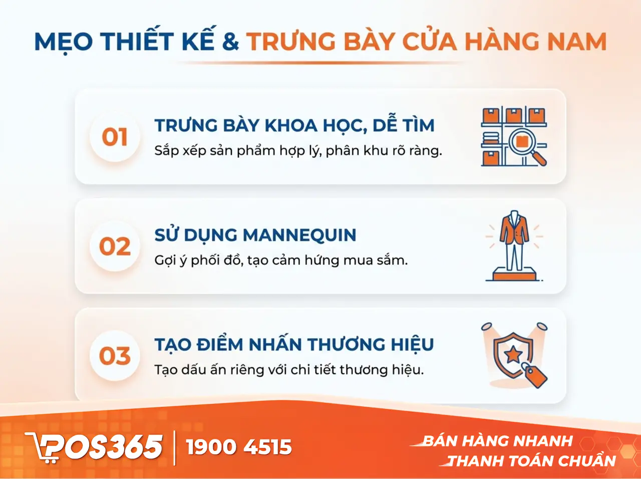 Tuyệt chiêu thiết kế và trưng bày shop chuẩn "Men"