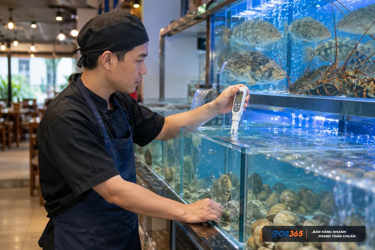 Vận hành bể hải sản đúng kỹ thuật