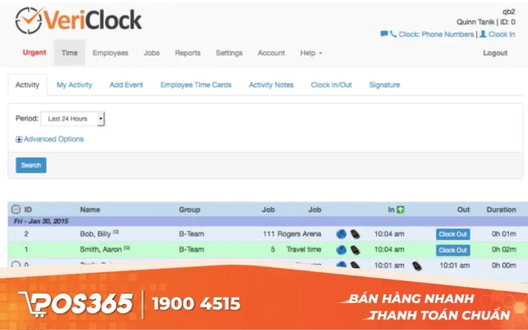 VeriClock - Chấm công từ xa cho nhân viên thị trường