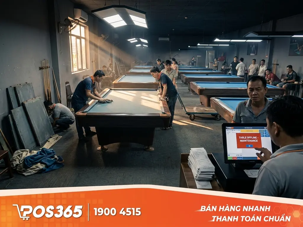Vì sao chuyển bàn, gộp bàn bida lại là "điểm đen" dễ gây thất thoát nhất?