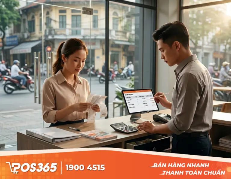 Vì sao phải đối soát tiền mặt và doanh thu phần mềm mỗi cuối ca?