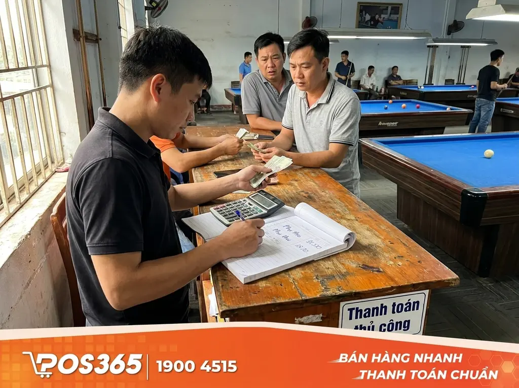 Vì sao tính phụ thu bida thủ công là "lỗ hổng" gây thất thoát doanh thu?