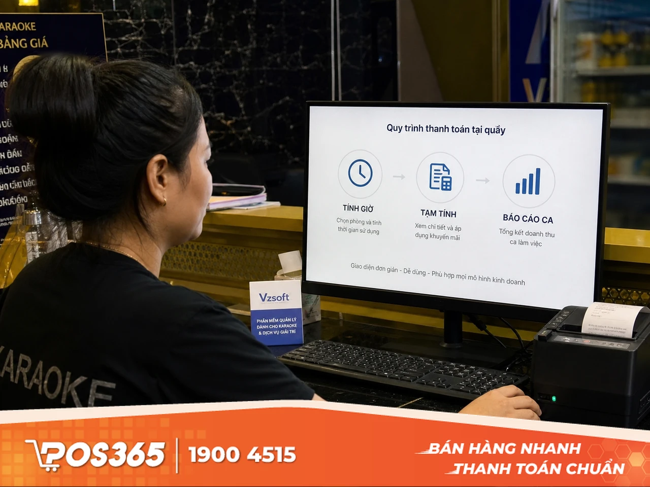 Vzsoft - Phần mềm quản lý karaoke cơ bản
