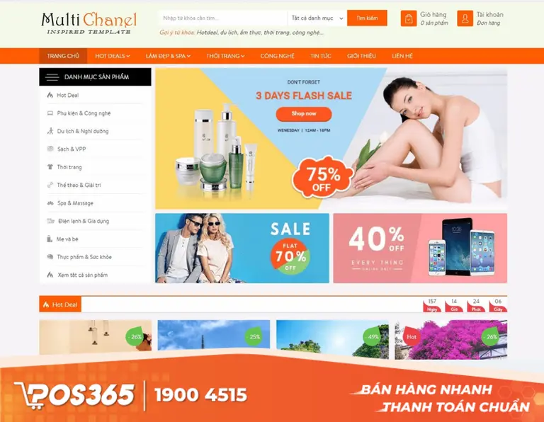 Website bán hàng: Cửa hàng trực tuyến mang dấu ấn riêng