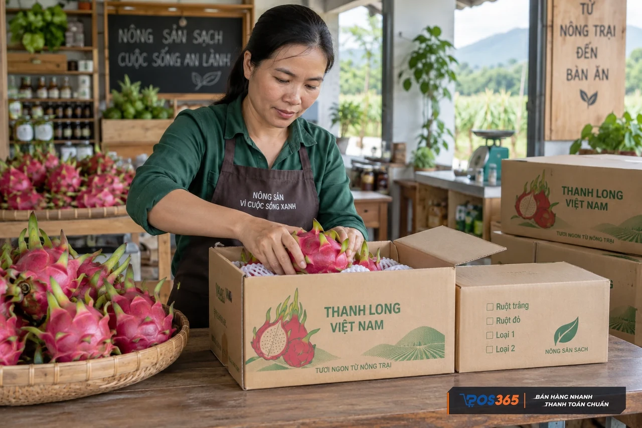 Website bán trái cây nông sản tươi