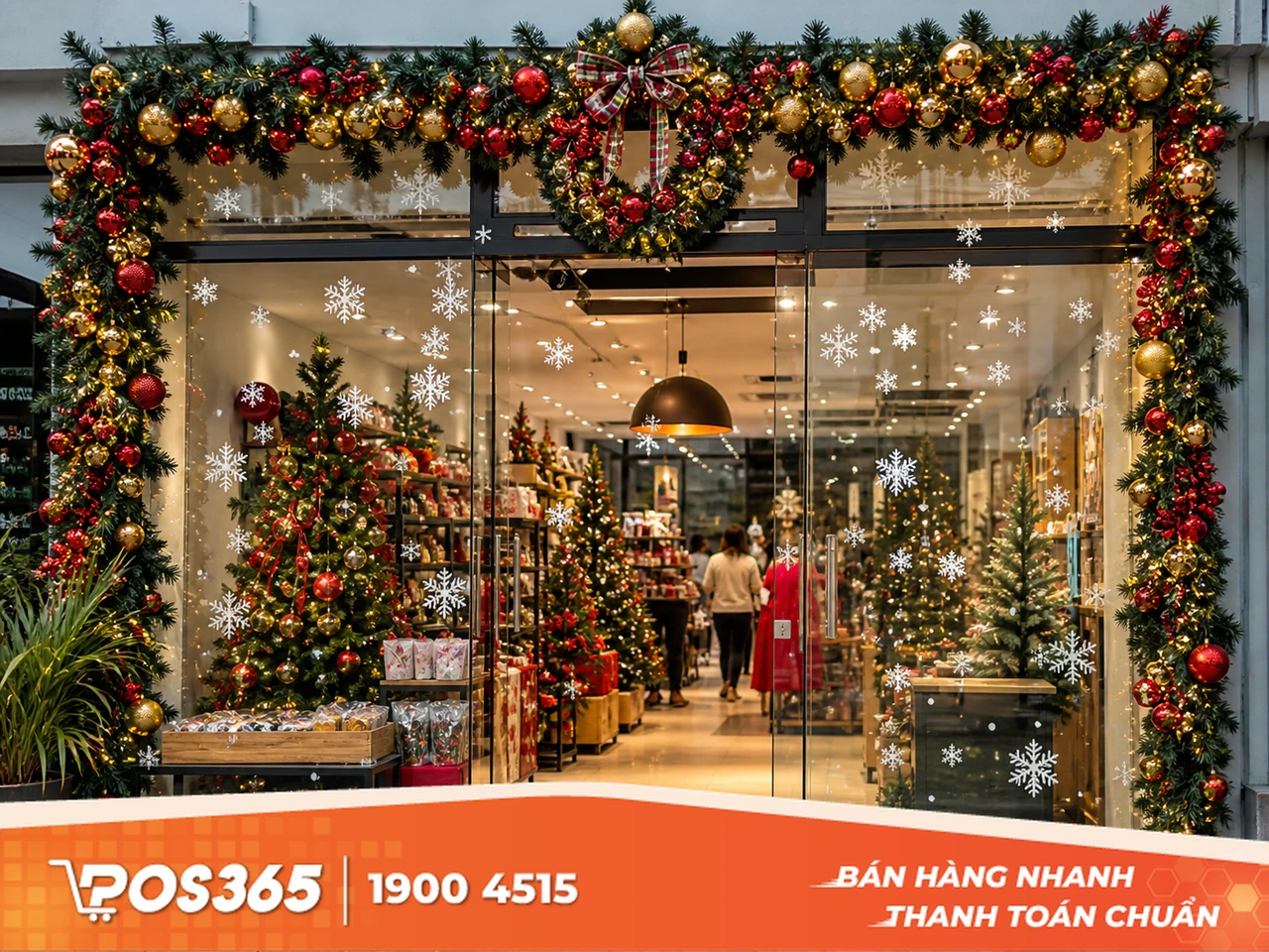 &Yacute; tưởng trang tr&iacute; mặt tiền v&agrave; cửa k&iacute;nh h&uacute;t kh&aacute;ch