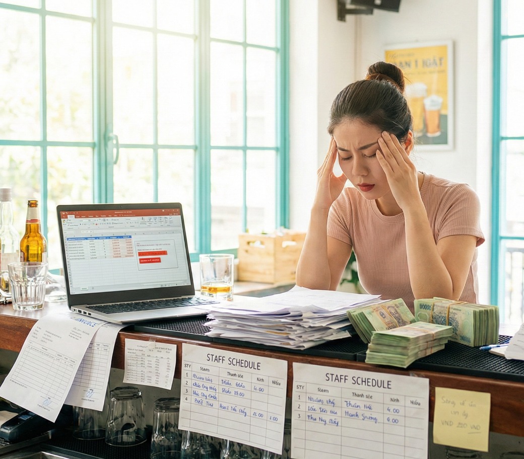 Việc điều hành quán Bar, Pub & Club của bạn có gặp những khó khăn dưới đây?