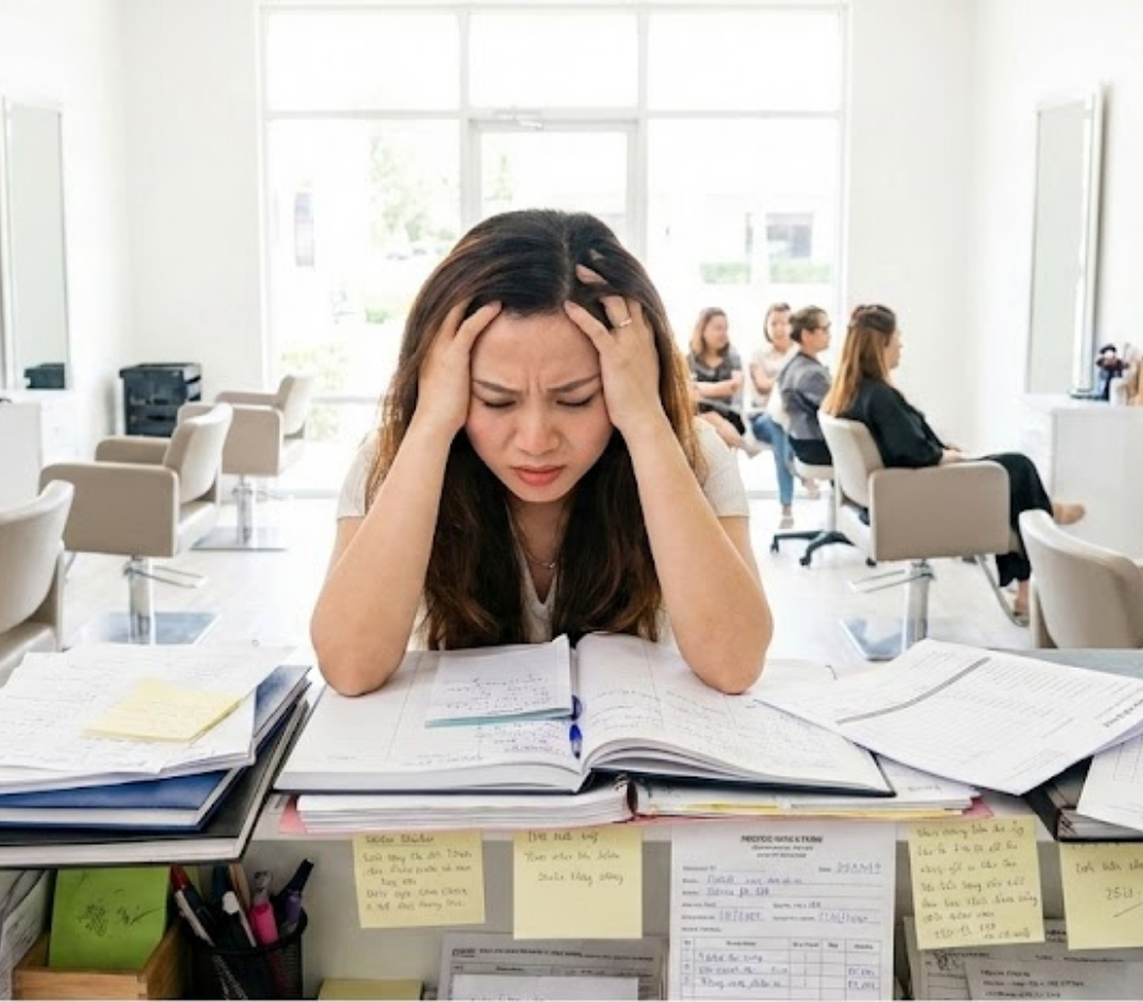 Anh chị chủ tiệm Hair Salon & Nails có đang gặp khó khăn này?