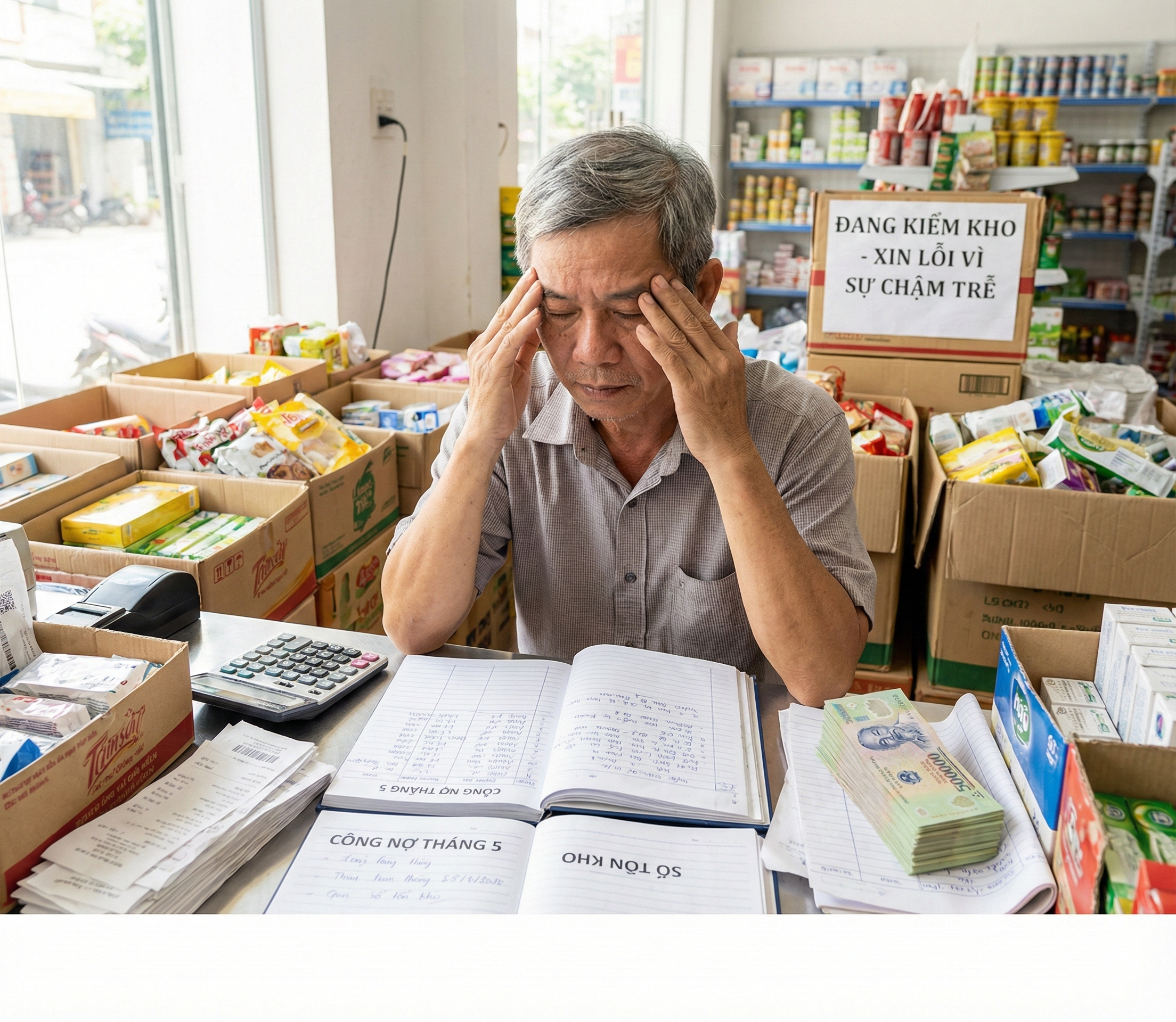 Chủ siêu thị mini Hùng Chi