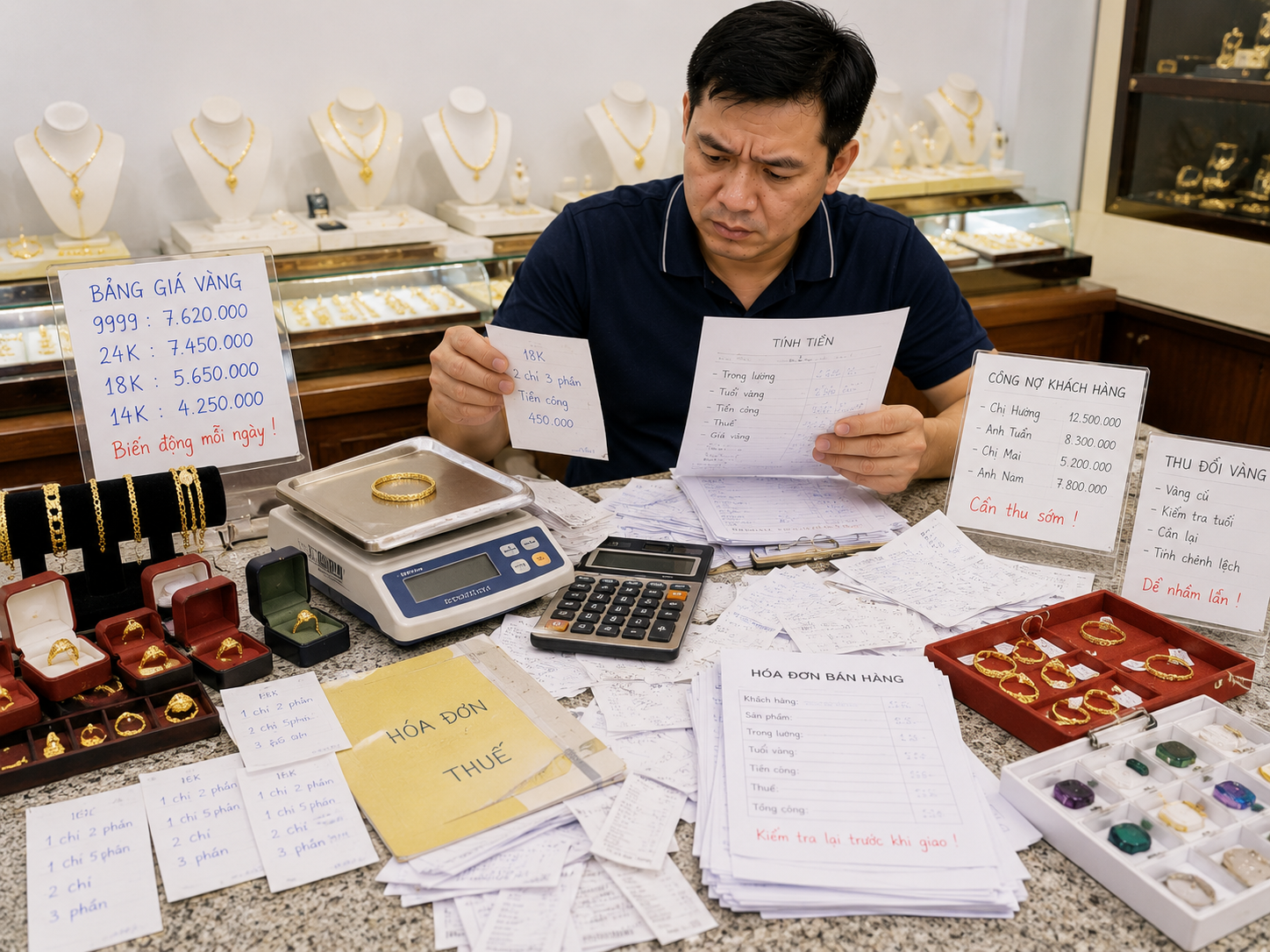 Những "lỗ hổng" thất thoát trong kinh doanh vàng bạc đá quý