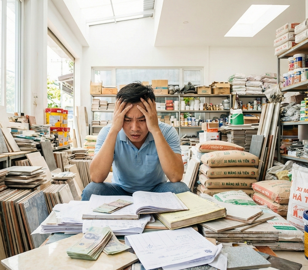 Hàng trăm nghìn chủ kinh doanh vật liệu xây dựng đang gặp khó khăn này?