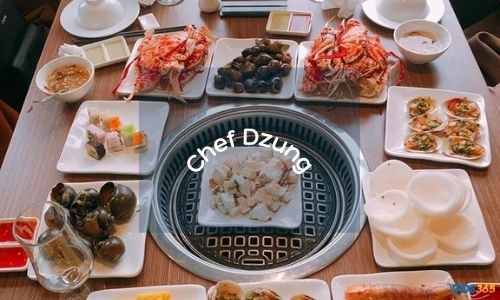 Chef Dzung - buffet hải sản được yêu thích nhất tại Hà Nội