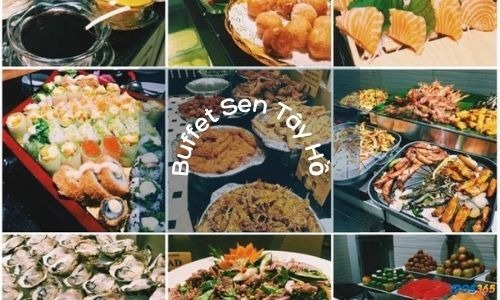 quán buffet hải sản sen Tây Hồ