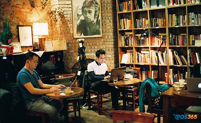 Quán cafe sách đẹp Hà nội